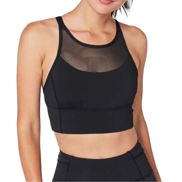 lululemon athletica Other - Lululemon Clip-In Long Line Sport Bra Black 4